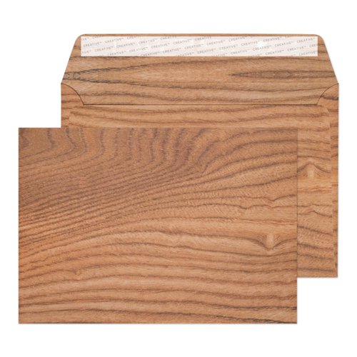 Blake Senses Polished Oak Peel & Seal Wallet 162x229mm 135gsm Pack 125 Code NT351