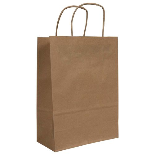 Blake Purely Packaging Brown Carrier Bag 180x80mm 80gsm Pack 300 Code PCT610