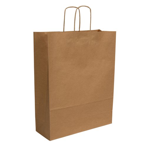 Blake Purely Packaging Brown Carrier Bag 320x120mm 100gsm Pack 150 Code PCT640