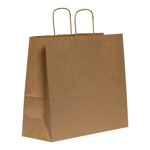 Blake Purely Packaging Brown Carrier Bag 340x120mm 100gsm Pack 150 Code PCT650