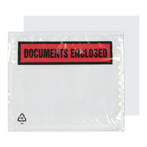 Non-Printed 2,000-7 x 10 Clear Packing List Enclosed Envelopes Plain Face Back Load/Shipping Label Envelopes/Label Envelopes Pouches/Clear FACE 
