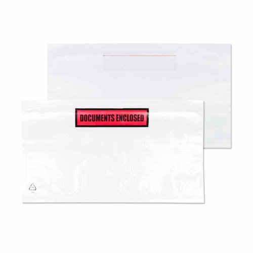 Blake Purely Packaging Wallet Peel and Seal Clear DL 132×235mm (Pack 100) Code PDE32/100 PR