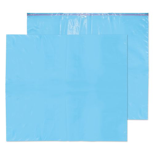 Blake Purely Packaging Blue Peel And Seal Polythen e Pocket 711X589mm 55Mu Pack 200 Code Pe114/B 3P