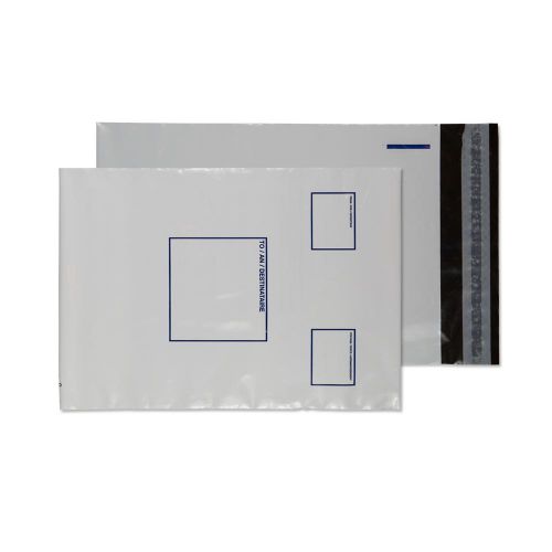 Blake Purely Packaging White Peel & Seal Polythene  Pocket 165X238mm 65Mu Pack 1000 Code Pe24/W 3P