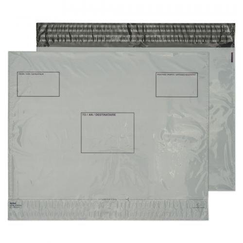 Blake Purely Packaging White Peel & Seal Polythene Wallet 395X400mm 50Mu Pack 500 Code Pe83/W 3P