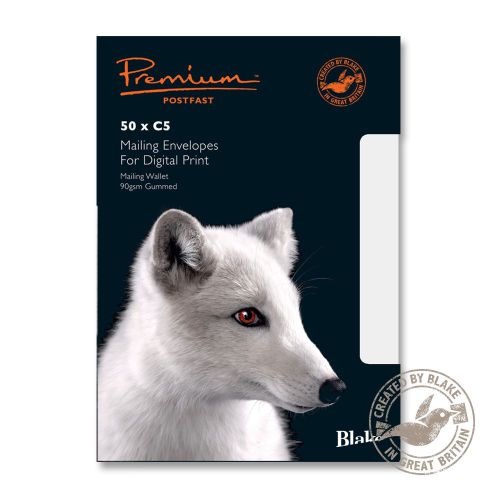 Blake Premium Postfast White Window Gummed Mailer 162X229mm 90Gm2 Pack 50 Code Pf70865 3P Blake Envelopes