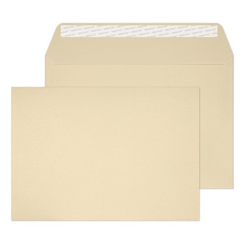 Creative Shine Pearlescent Wallet P&S Pearl Ivory 120gsm C5 Ref PL331 Pk250 *10 Day Leadtime*