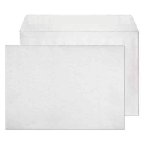 Blake Creative Shine Frosted White Peel & Seal Wallet 229x324mm 120gsm Pack 125 Code PL430