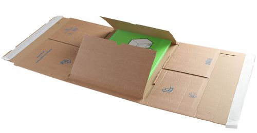 Blake Purely Packaging Kraft Peel & Seal Postal Wrap 310X250X99mm 120 Pack 25 Code Ppw60 3P
