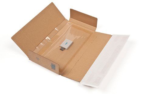 Blake Purely Packaging KRAFT Peel & Seal Postal Box 235x122mm 120 Pack 25 Code PSB10