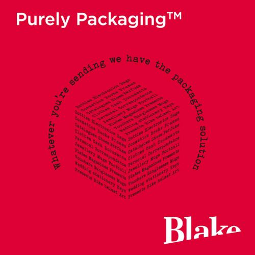 Blake Purely Packaging Jet Black Peel & Seal Pocket 90x145mm 70Mu Pack 100 Code MTB90