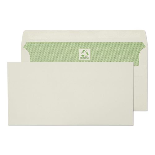 Blake Purely Environmental Natural White Self Seal Wallet 110x220mm 90gsm Pack 500 Code RE3258
