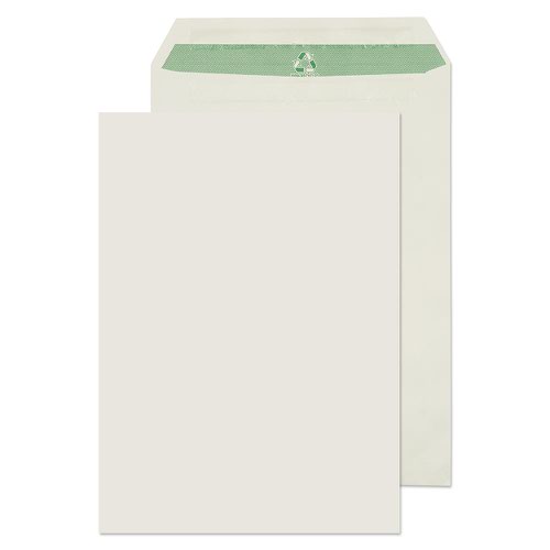 604173 | For those who are looking for the traditional appearance of a recycled envelope. The off-white shade clearly demonstrates your support for the environment whilst the attractive green opaque further emphasises the environmental message.
