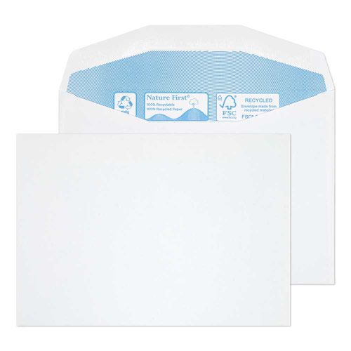 Blake Purely Environmental White Gummed Mailer 114X162mm 90Gm2 Pack 1000 Code Rn005 3P
