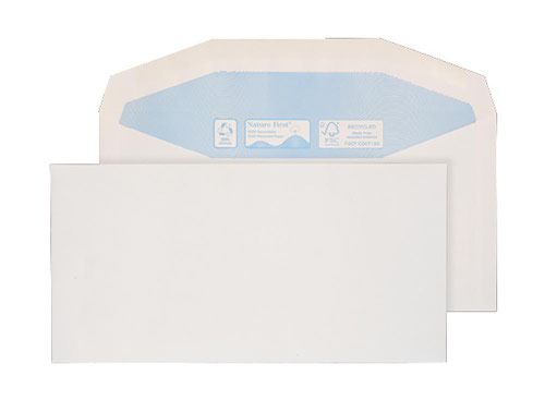Blake Purely Environmental White Gummed Mailer 110X220mm 90Gm2 Pack 1000 Code Rn007 3P