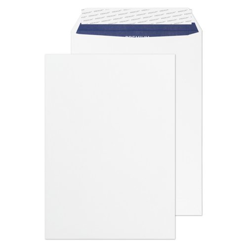 Blake Pure Premium Envelopes C5 Super White Wove Pocket Plain Peel and Seal 120gsm 229x162mm (Pack 500) - RP83893