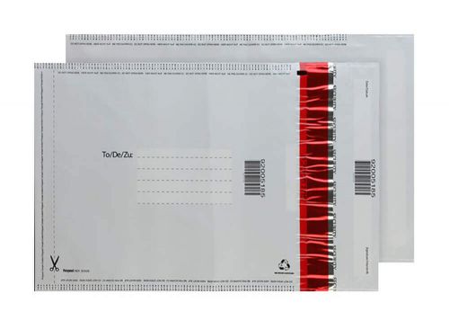 Blake Purely Packaging White Peel & Seal Polythene Pocket 260x165mm 70Mu Pack 1000 Code SE720