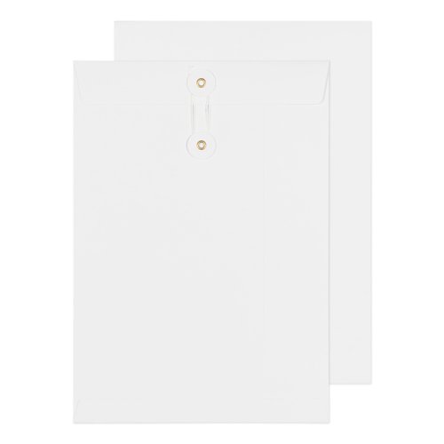 Blake Senses String & Washer White Internal Mail Pocket 324x229mm 180gsm Pack 200 Code SW625