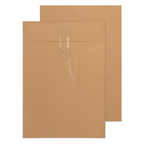 Blake Senses String & Washer Manilla Internal Mail Pocket 229x162mm 180gsm Pack 200 Code SW724