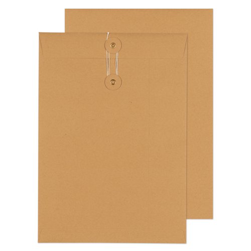 Blake Senses String & Washer Manilla Internal Mail Pocket 324x229mm 180gsm Pack 200 Code SW725