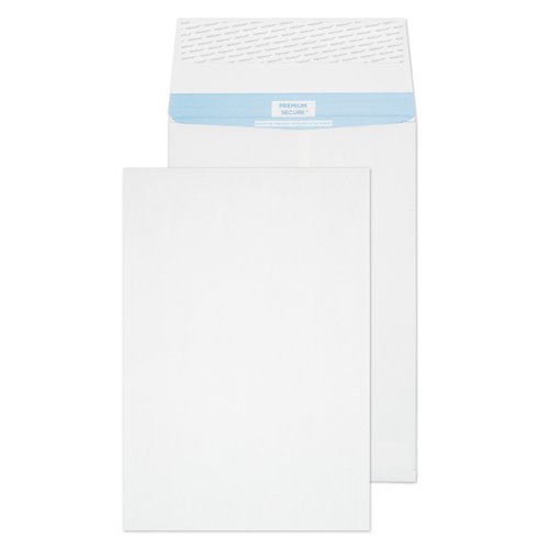 Blake Secure White Peel & Seal Tear Resistant Gusset 324x229mm 125gsm Pack 100 Code TR9900