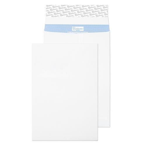 Blake Premium Secure Gusset Window Peel and Seal White C4 324X229X25mm 125gsm (Pack 20) Code TR9904
