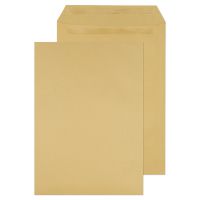 ValueX Pocket Envelope C4 Self Seal Plain 115gsm 80% Recycled Manilla (Pack 250) - 13888
