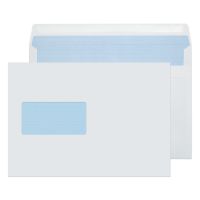 Blake Everyday Envelopes C5 White Wallet Window Self Seal 90gsm 162x229mm (Pack 500) - 1708