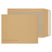 Blake Purely Packaging Manilla Peel & Seal Board Back Pocket 267X216mm 120Gm2 Pack 125 Code 22935 3P