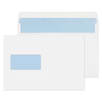 Blake Purely Everyday White Window Self Seal Wallet 162x238mm 90gsm Pack 500 Code 2808 3P