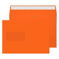 Blake Creative Colour Pumpkin Orange Window Peel & Seal Wallet 162X229mm 120G Pk500 Code 305W 3P