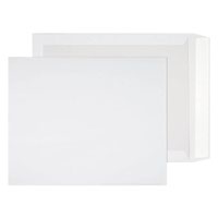 Blake Purely Packaging White Peel & Seal Board Back Pocket 394X318mm 120Gm2 Pack 125 Code 3200 3P