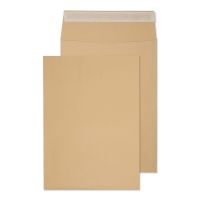 Blake Purely Packaging Pocket Gusset Envelope 406x305x30mm Peel and Seal 25mm Gusset 140gsm Manilla (Pack 125) - 33301