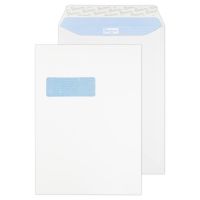 Blake Premium Office Pocket Envelope C4 Peel and Seal Window 120gsm Ultra White Wove (Pack 250) - 36116