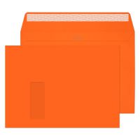 Blake Creative Colour Pumpkin Orange Window Peel & Seal Wallet 229X324mm 120G Pk250 Code 405W 3P