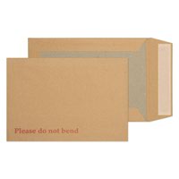 Blake Purely Packaging Manilla Peel & Seal Board Back Pocket 240X165mm 120Gm2 Pack 125 Code 4112 3P