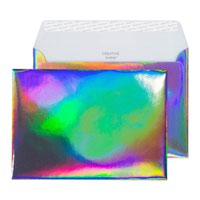 Blake Creative Shine Shimmering Rainbow Peel & Seal Wallet 162X229mm 140Gm2 Pack 10 Code 43Ef390 3P