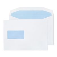 Blake Everyday Envelopes C5+ White Window Gummed Mailer 90gsm 162x235mm (Pack 500) - 4408