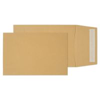 Blake Purely Packaging Pocket Gusset Envelope C5 Peel and Seal Plain 25mm Gusset 120gsm Manilla (Pack 125) - 5000
