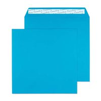 Blake Creative Colour Caribbean Blue Peel & Seal Square Wallet 220X220mm 120Gm2 Pack 250 Code 510 3P