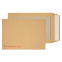 Blake Purely Packaging Manilla Peel & Seal Board Back Pocket 229X162mm 120Gm2 Pack 125 Code 5112 3P