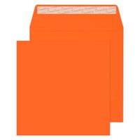 Blake Creative Colour Pumpkin Orange Peel & Seal Square Wallet 160X160mm 120Gm2 Pack 500 Code 605 3P