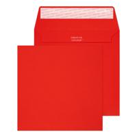 Blake Creative Colour Pillar Box Red Peel & Seal Square Wallet 160X160mm 120gsm Pack 500 Code 606 3P