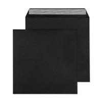 Blake Creative Colour Jet Black Peel & Seal Square Wallet 160X160mm 120gsm Pack 500 Code 614 3P