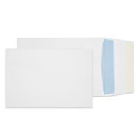 Blake Purely Packaging White Peel & Seal Gusset Pocket 178X254X25mm 120gsm Pack 125 Code 7000 3P
