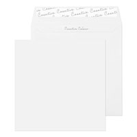 Blake Creative Colour Ice White Peel & Seal Square Wallet 155X155mm 120Gm2 Pack 500 Code 750 3P