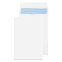 ValueX Pocket Gusset Envelope C4 Peel and Seal Plain 25mm Gusset 140gsm White (Pack 125) - 9000