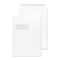 Blake Creative Colour Ice White Window Peel & Seal Pocket 324X229mm 120gsm Pack 250 Code 950W 3P