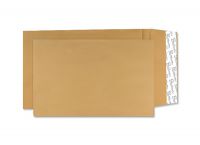 Blake Premium Avant Garde Pocket Gusset Envelope C4 Peel and Seal Plain 25mm Gusset 140gsm Cream Manilla (Pack 100) - AG0052