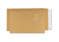 Blake Avant Garde Envelope Gusset Pocket P&S Window 140gsm C4 Cream Manilla Ref AG0054 [Pack 100]